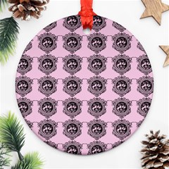 Three Women Pink Ornament (round) by snowwhitegirl