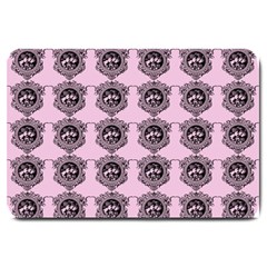 Three Women Pink Large Doormat  by snowwhitegirl