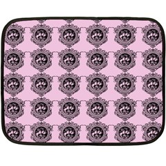 Three Women Pink Fleece Blanket (mini)