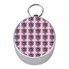 Three Women Pink Mini Silver Compasses