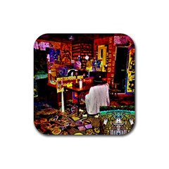 Home Sweet Home Rubber Coaster (square)  by MRTACPANS