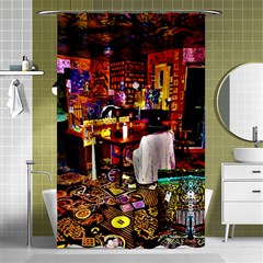 Home Sweet Home Shower Curtain 48  X 72  (small)  by MRTACPANS