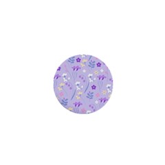 Violet,lavender,cute,floral,pink,purple,pattern,girly,modern,trendy 1  Mini Buttons by NouveauDesign