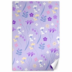 violet,lavender,cute,floral,pink,purple,pattern,girly,modern,trendy Canvas 20  x 30  