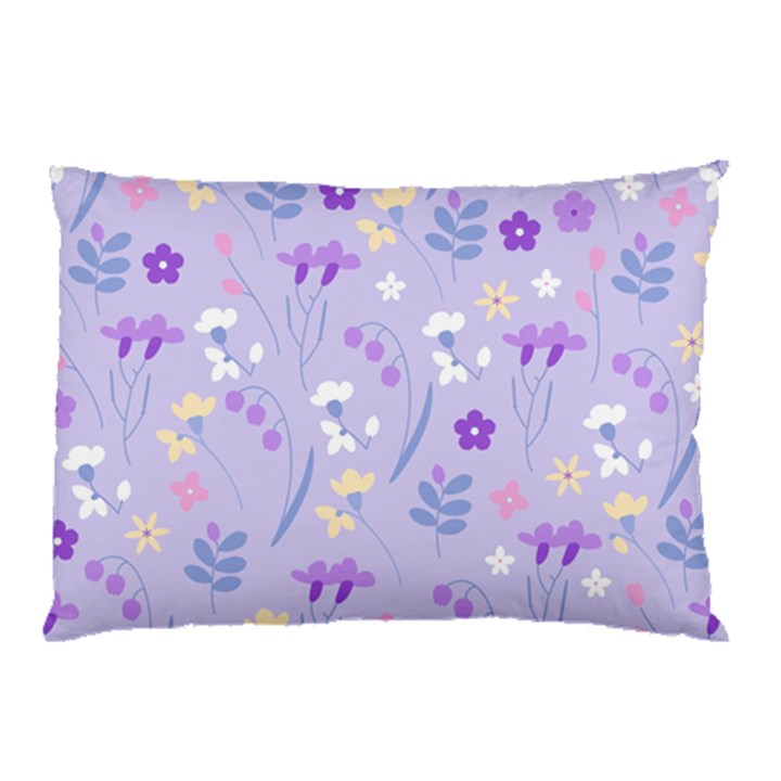 violet,lavender,cute,floral,pink,purple,pattern,girly,modern,trendy Pillow Case