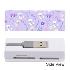 violet,lavender,cute,floral,pink,purple,pattern,girly,modern,trendy Memory Card Reader (Stick) 