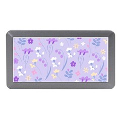 violet,lavender,cute,floral,pink,purple,pattern,girly,modern,trendy Memory Card Reader (Mini)