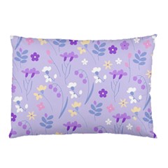 violet,lavender,cute,floral,pink,purple,pattern,girly,modern,trendy Pillow Case (Two Sides)