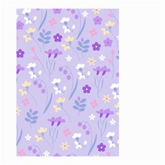 violet,lavender,cute,floral,pink,purple,pattern,girly,modern,trendy Small Garden Flag (Two Sides)