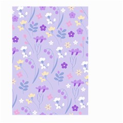 violet,lavender,cute,floral,pink,purple,pattern,girly,modern,trendy Large Garden Flag (Two Sides)