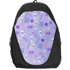 Violet,lavender,cute,floral,pink,purple,pattern,girly,modern,trendy Backpack Bag by NouveauDesign