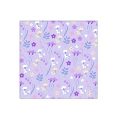 Violet,lavender,cute,floral,pink,purple,pattern,girly,modern,trendy Satin Bandana Scarf by NouveauDesign