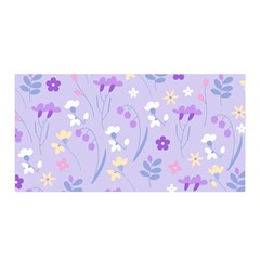 Violet,lavender,cute,floral,pink,purple,pattern,girly,modern,trendy Satin Wrap by NouveauDesign