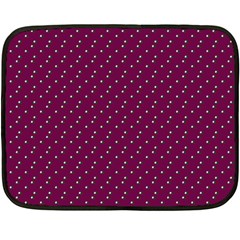 Pink Flowers Magenta Double Sided Fleece Blanket (mini)  by snowwhitegirl