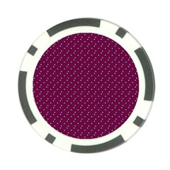 Pink Flowers Magenta Poker Chip Card Guard (10 Pack) by snowwhitegirl