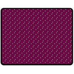 Pink Flowers Magenta Fleece Blanket (medium)  by snowwhitegirl