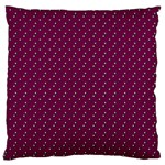 Pink Flowers Magenta Large Flano Cushion Case (Two Sides) Front