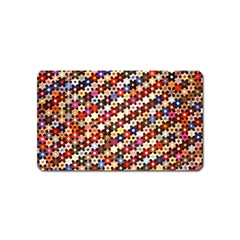 Mosaic Pattern Quilt Pattern Magnet (name Card)