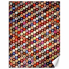 Mosaic Pattern Quilt Pattern Canvas 12  X 16  by paulaoliveiradesign