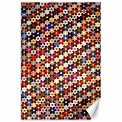 Mosaic Pattern Quilt Pattern Canvas 20  X 30  by paulaoliveiradesign