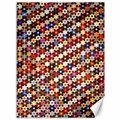 Mosaic Pattern Quilt Pattern Canvas 36  X 48  by paulaoliveiradesign