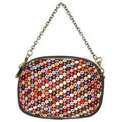 Mosaic Pattern Quilt Pattern Chain Purse (two Sides) by paulaoliveiradesign