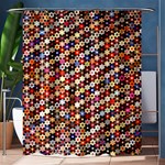 mosaic pattern quilt pattern Shower Curtain 60  x 72  (Medium) 60 x72  Curtain