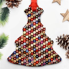 Mosaic Pattern Quilt Pattern Ornament (christmas Tree) 