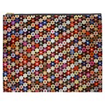 mosaic pattern quilt pattern Cosmetic Bag (XXXL) Front