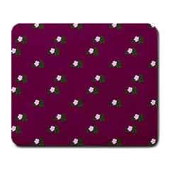 Pink Flowers Magenta Big Large Mousepads