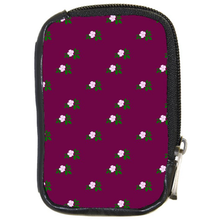 Pink Flowers Magenta Big Compact Camera Cases