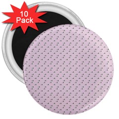 Pink Flowers Pink 3  Magnets (10 Pack)  by snowwhitegirl