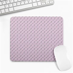 Pink Flowers Pink Large Mousepads by snowwhitegirl