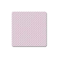 Pink Flowers Pink Square Magnet