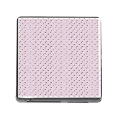 Pink Flowers Pink Memory Card Reader (square)