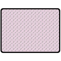 Pink Flowers Pink Fleece Blanket (large)  by snowwhitegirl