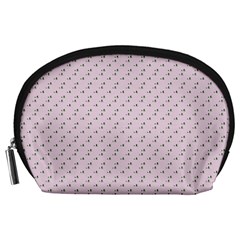 Pink Flowers Pink Accessory Pouches (large) 