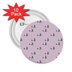 Pink Flowers Pink Big 2 25  Buttons (10 Pack) 