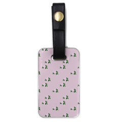 Pink Flowers Pink Big Luggage Tags (one Side)  by snowwhitegirl