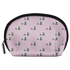 Pink Flowers Pink Big Accessory Pouches (large) 