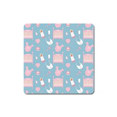 Baby Pattern Square Magnet