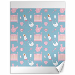 Baby Pattern Canvas 36  X 48   by snowwhitegirl