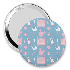 Baby Pattern 3  Handbag Mirrors by snowwhitegirl