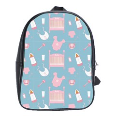 Baby Pattern School Bag (xl) by snowwhitegirl