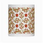 Colorful Modern Pattern White Mugs Center