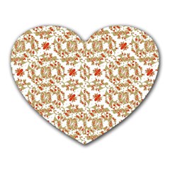 Colorful Modern Pattern Heart Mousepads by dflcprints