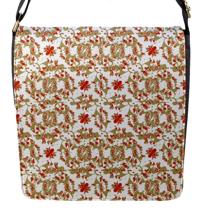 Colorful Modern Pattern Flap Messenger Bag (S)