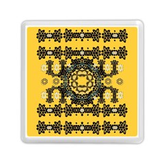 Ornate Circulate Is Festive In A Flower Wreath Decorative Memory Card Reader (square)  by pepitasart