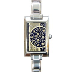 Background Vintage Japanese Rectangle Italian Charm Watch by Nexatart