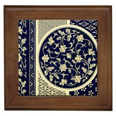 Background Vintage Japanese Framed Tiles by Nexatart